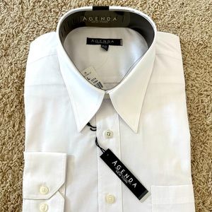 New Agenda Newyork men’s size L dress & casual cotton shirt.